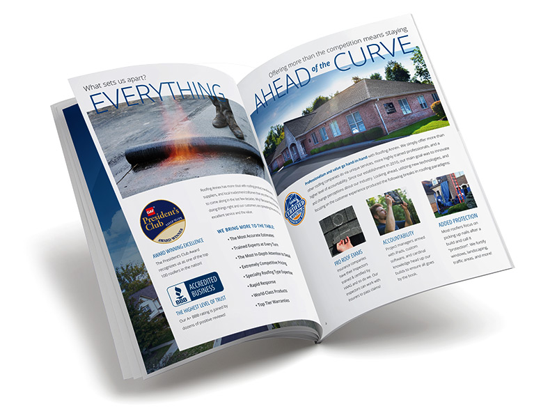 Cincinnati commercial roofing brochure